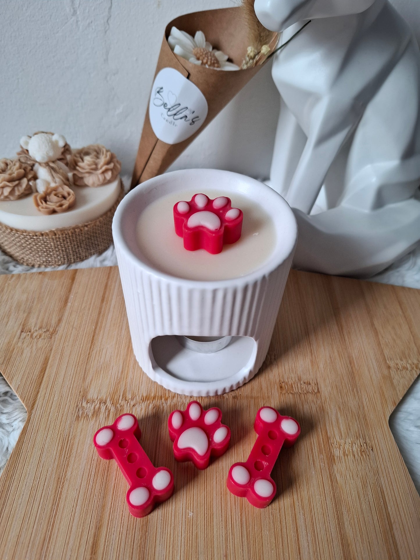 Fondants Parfumés x2 – Collection Bella 🐾 Parfum Pomme d'amour 🍎